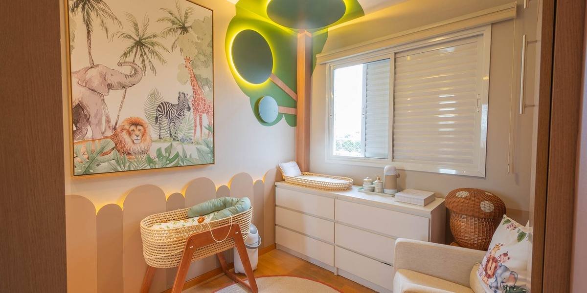 Projeto de quarto de bebê em Santo André, 25 m²
